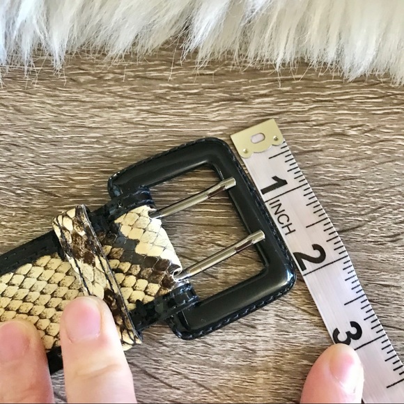 YSL snake skin black belt | S - Picture 5 of 8